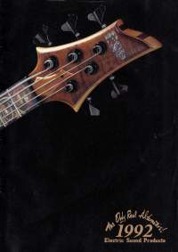 ESP ギター＆ベースカタログ 1992年