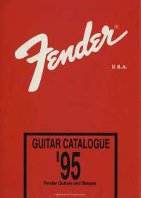 フェンダー エレキギター＆ベースカタログ 1995年