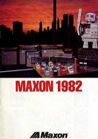 マクソン エフェクターカタログ 1982年