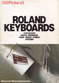 ローランド キーボードカタログ 1980年