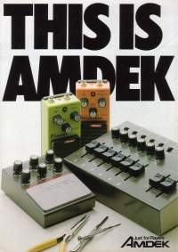Amdek Effects Kit Catalog (Around 1982)