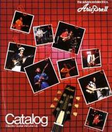 アリアプロ2 ギターカタログ 1982年