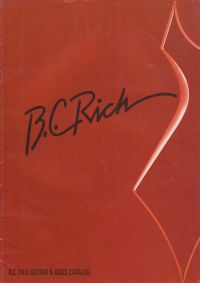 B.C.rich Guitars catalog 1990