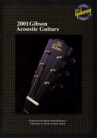 ギブソン アコースティックギターカタログ 2001年