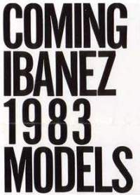 Ibanez　catalog　1983
