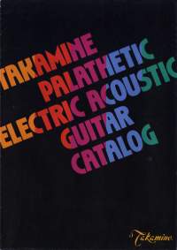 Takamine Acoustic Guitars Catalog 1986