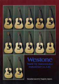 Westone Acoustic Guitars Catalog 197x